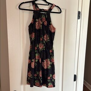 Tyche Black Floral Dress
